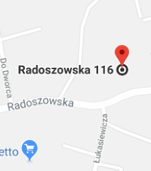 Google Map of Ruda Śląska, ul. Radoszowska 116